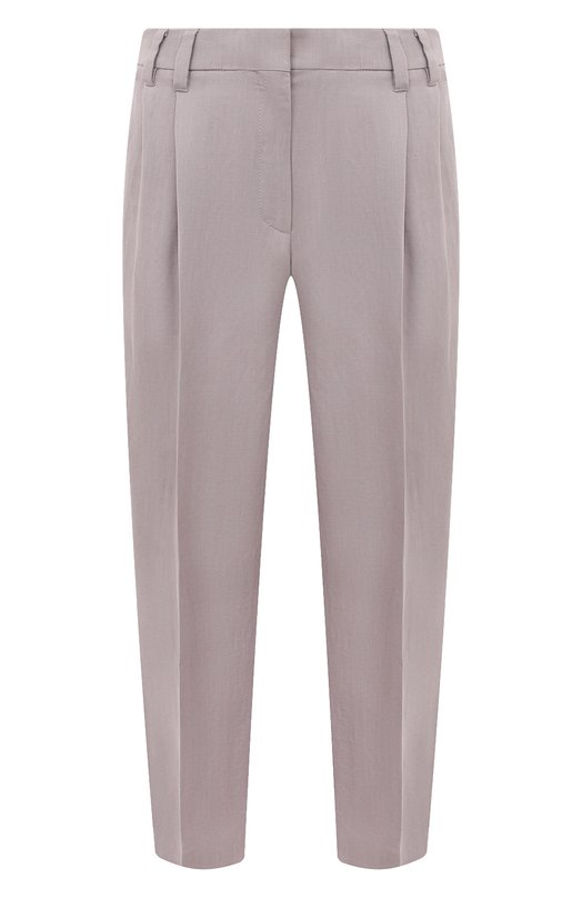 фото Брюки из вискозы и льна brunello cucinelli