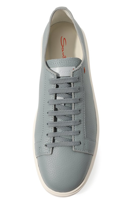 фото Кожаные кеды santoni