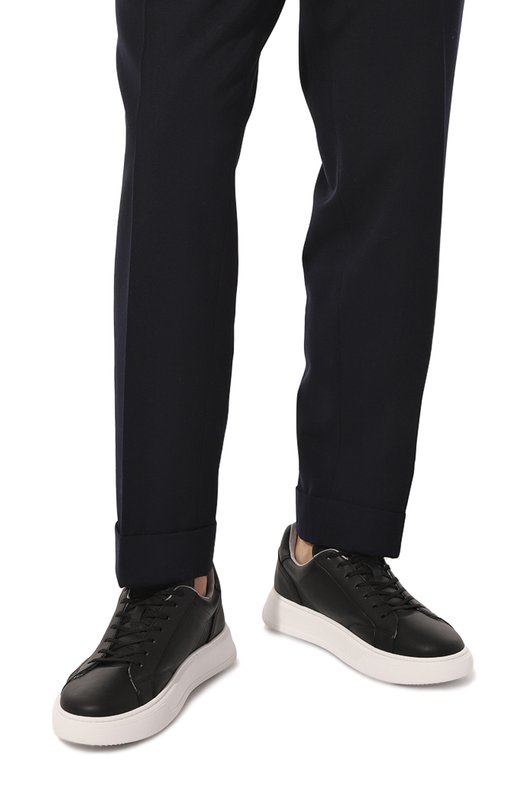 фото Кожаные кеды milan bogner