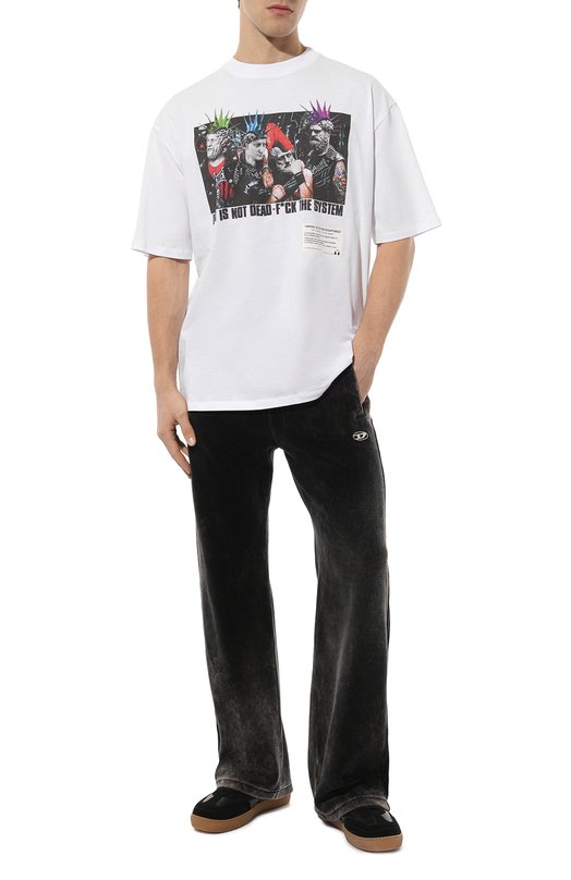 фото Хлопковая футболка diego venturino