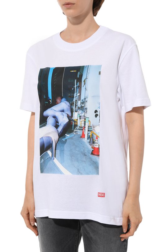 фото Хлопковая футболка diesel