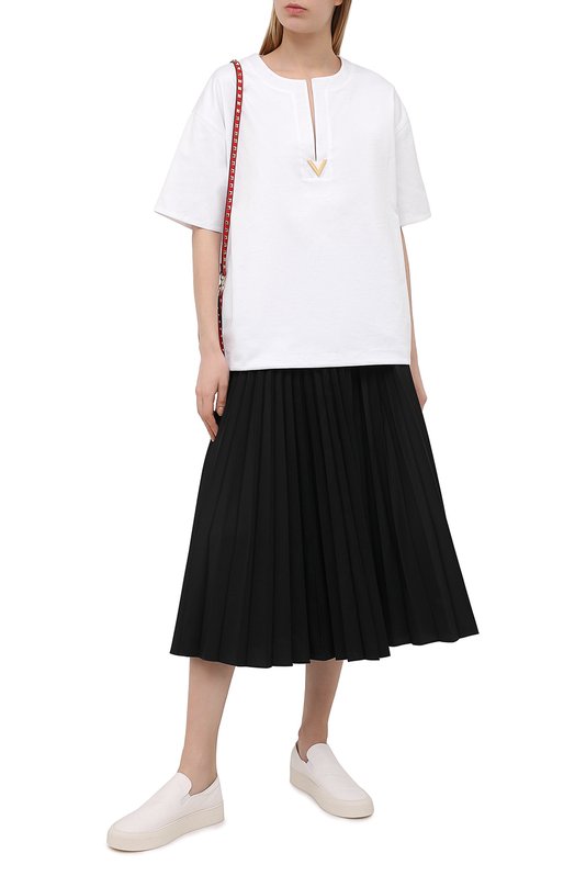 фото Хлопковая футболка valentino