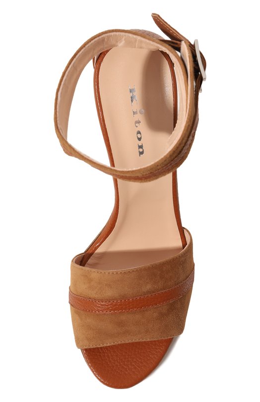 фото Замшевые босоножки kiton