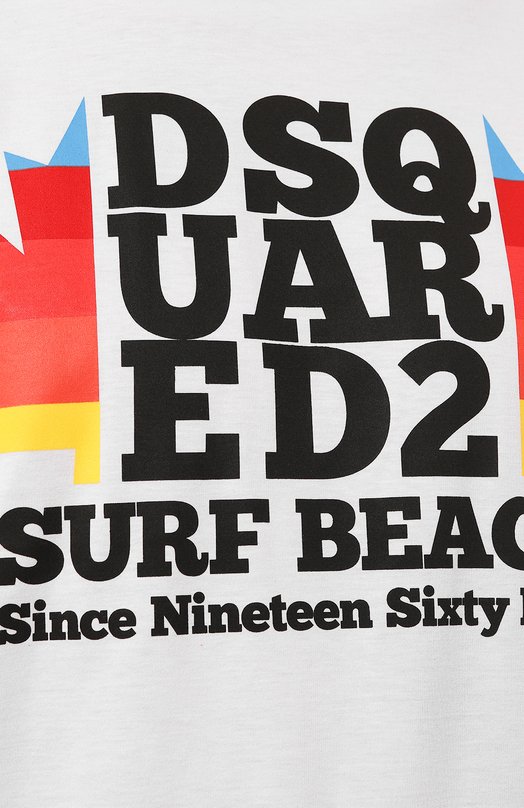 фото Хлопковая футболка dsquared2