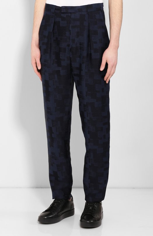 фото Брюки из смеси льна и вискозы giorgio armani