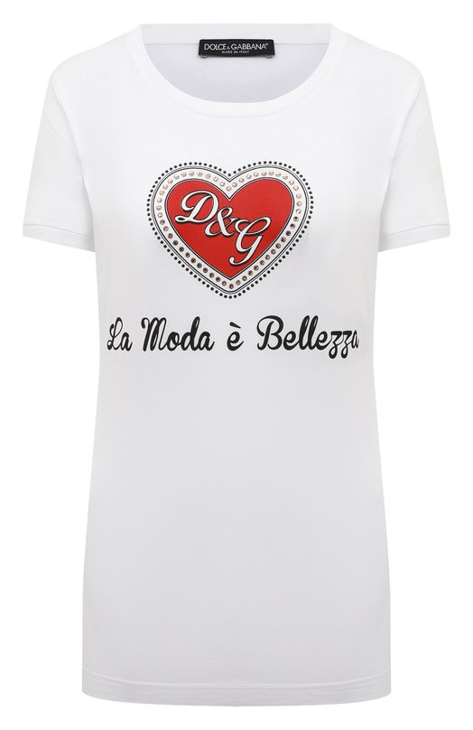 фото Хлопковая футболка dolce & gabbana