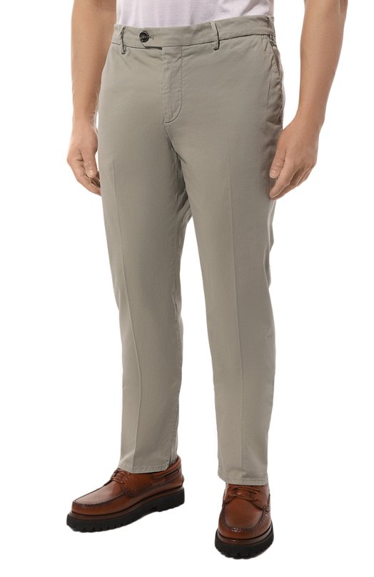 фото Хлопковые брюки brunello cucinelli