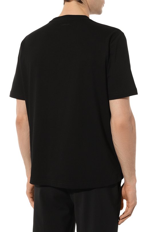 фото Хлопковая футболка lanvin