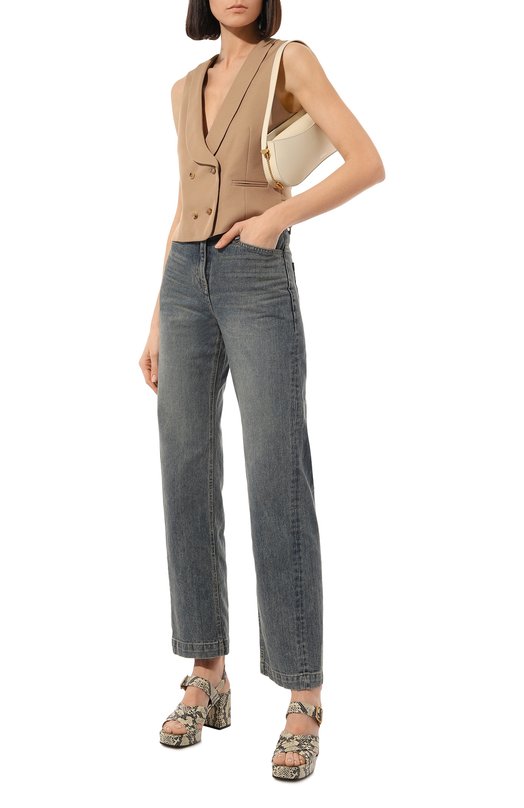 фото Кожаные босоножки gucci