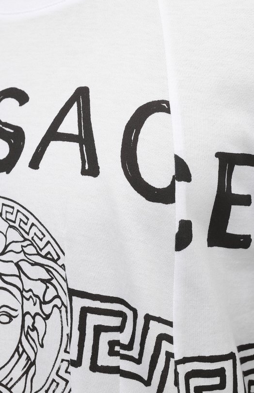 фото Хлопковая футболка versace