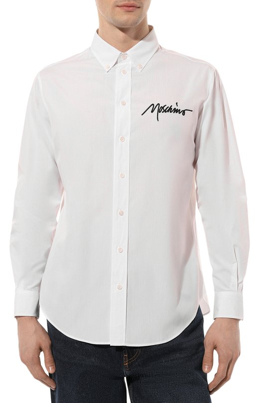 фото Хлопковая рубашка moschino
