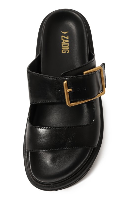 фото Кожаные шлепанцы zadig&voltaire