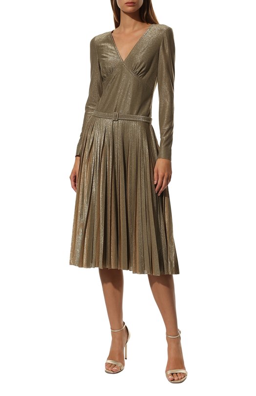 фото Платье с поясом bottega veneta