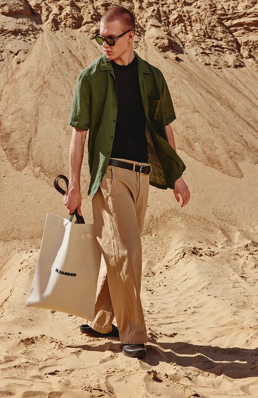 фото Хлопковые брюки gucci