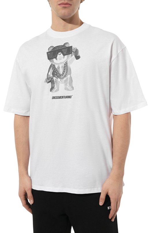 фото Хлопковая футболка diego venturino