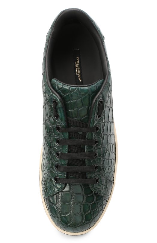 фото Кеды из кожи крокодила dolce & gabbana