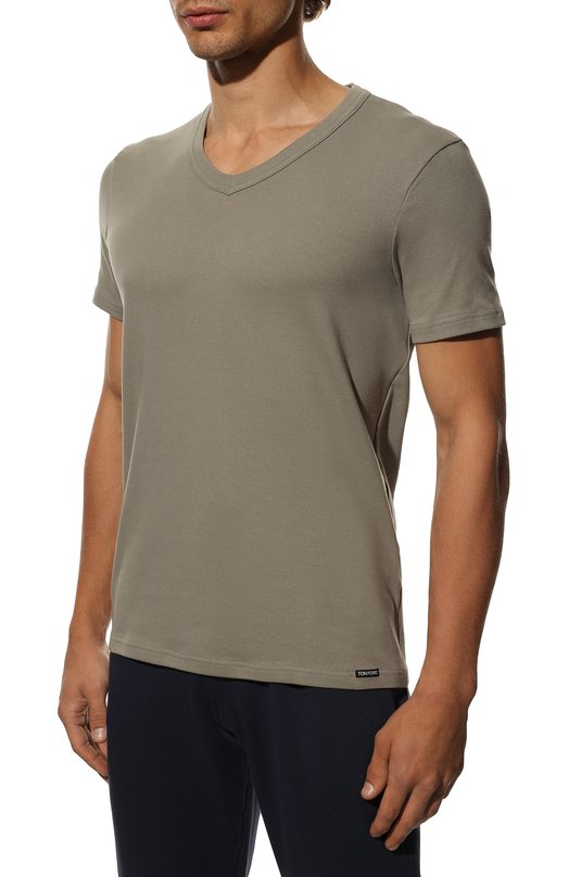 фото Хлопковая футболка tom ford