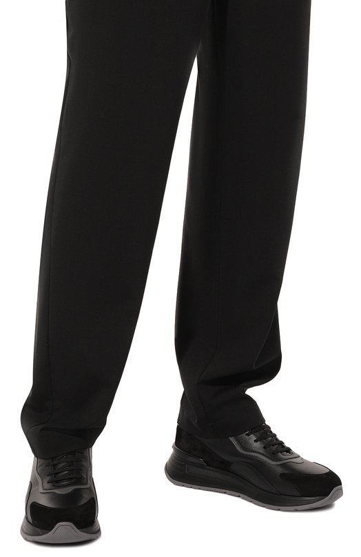 фото Кожаные кроссовки stefano ricci