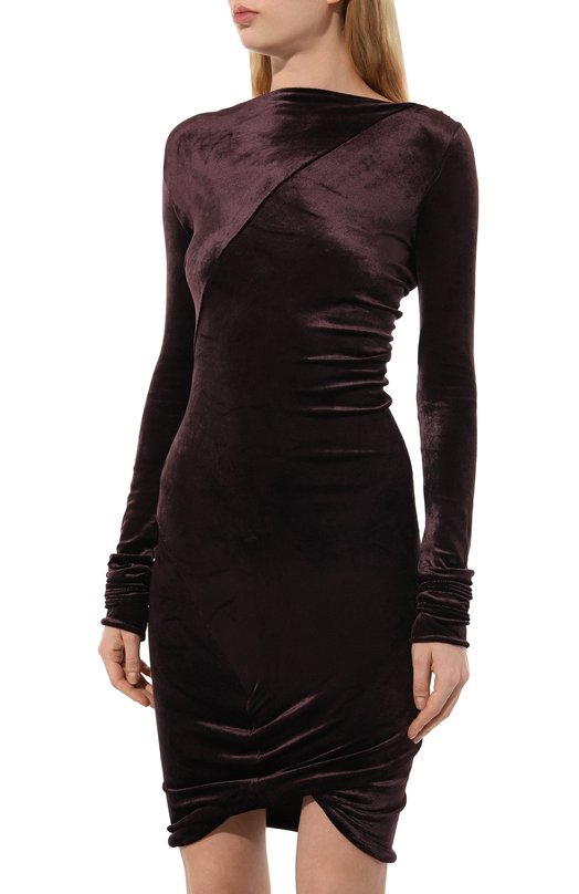 фото Бархатное платье rick owens lilies