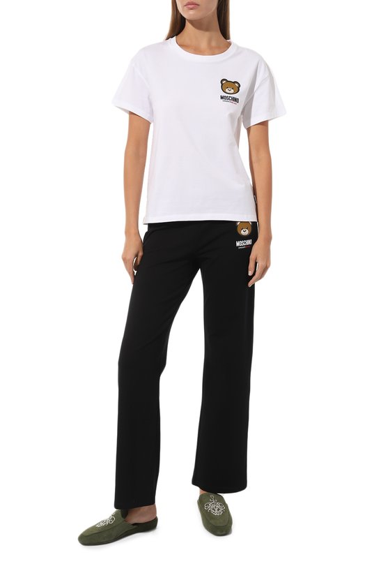 фото Хлопковая футболка moschino