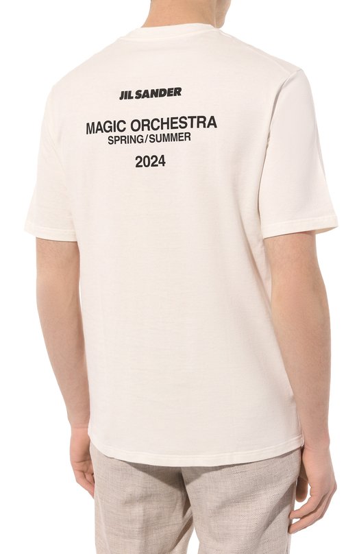 фото Хлопковая футболка jil sander