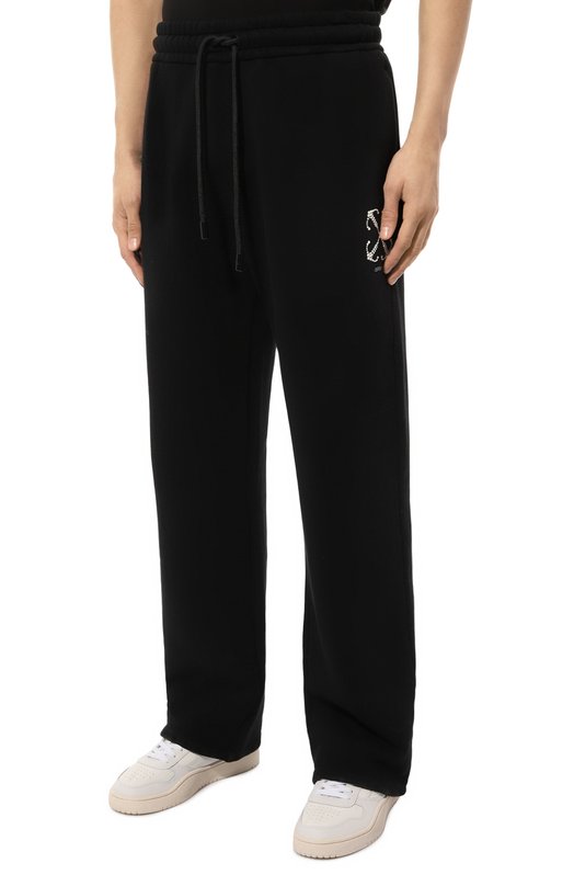 фото Хлопковые брюки off-white