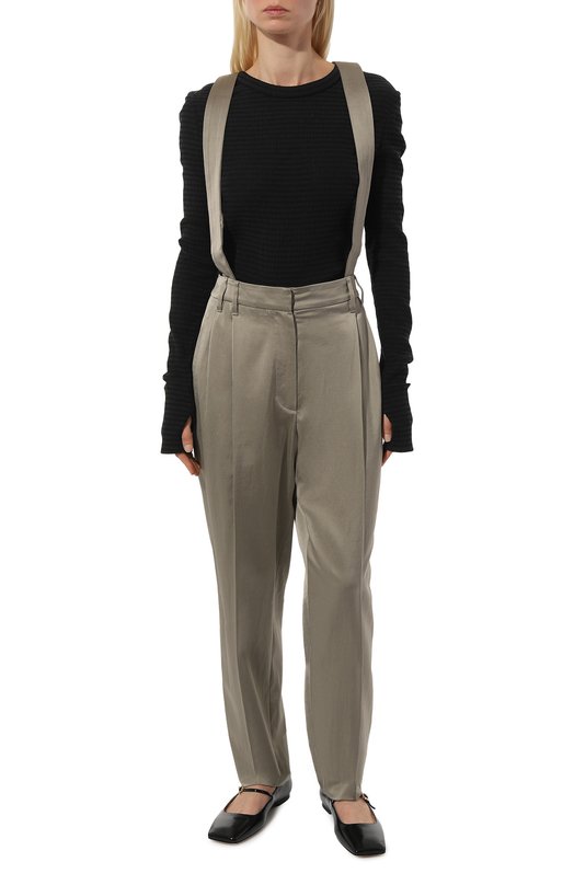 фото Брюки из вискозы и хлопка brunello cucinelli