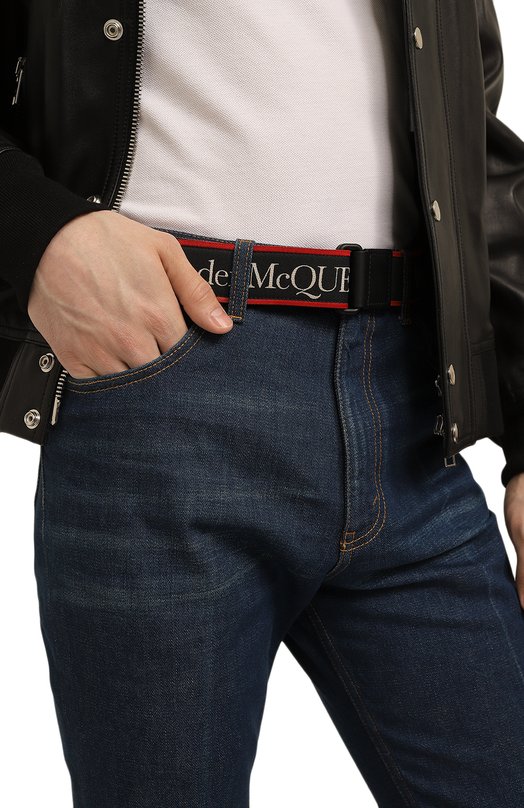 фото Текстильный ремень alexander mcqueen