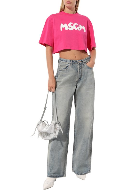 фото Хлопковая футболка msgm