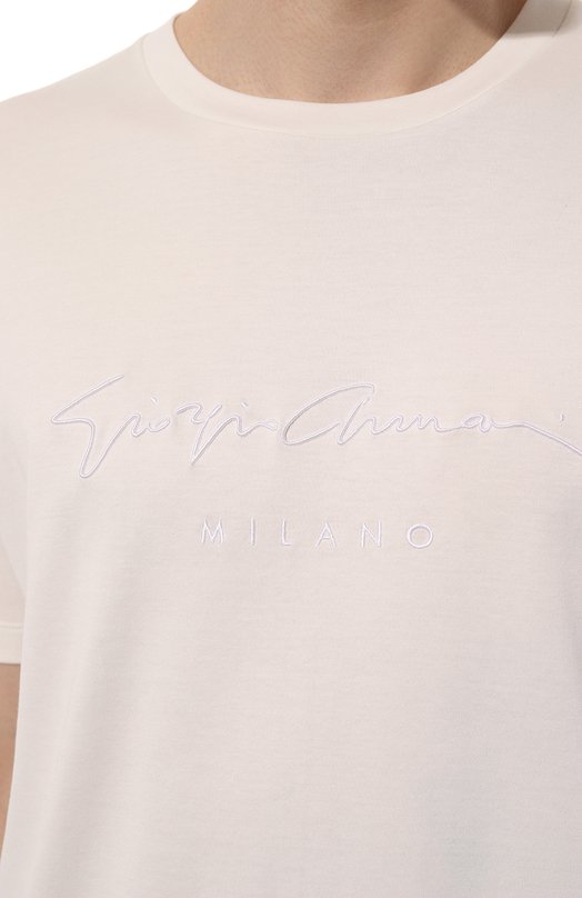 фото Хлопковая футболка giorgio armani