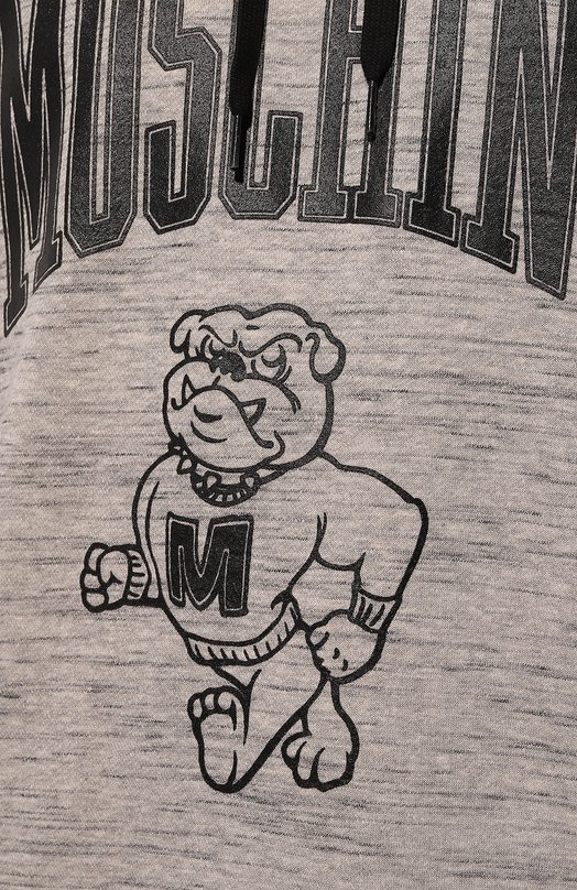 фото Хлопковое худи moschino