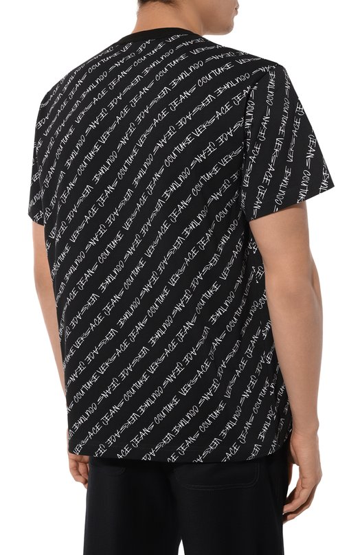 фото Хлопковая футболка versace jeans couture