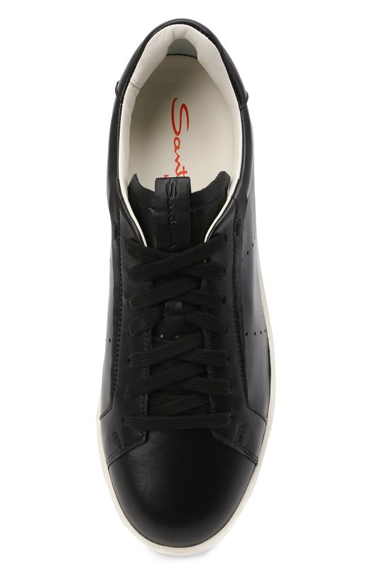 фото Кожаные кеды santoni