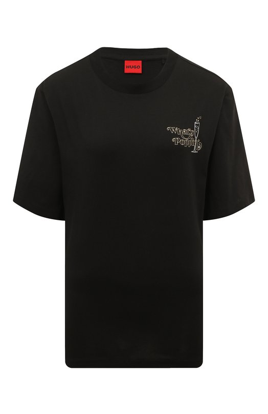 фото Хлопковая футболка hugo