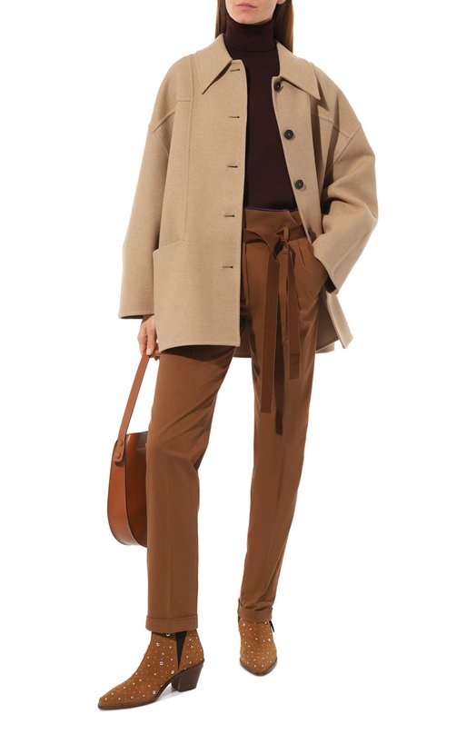 фото Хлопковые брюки alberta ferretti