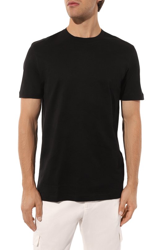 фото Хлопковая футболка boss