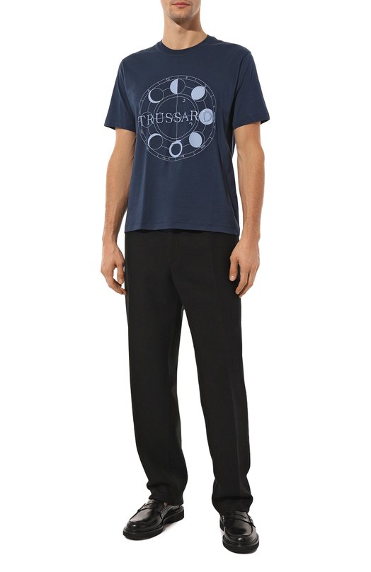 фото Хлопковая футболка trussardi
