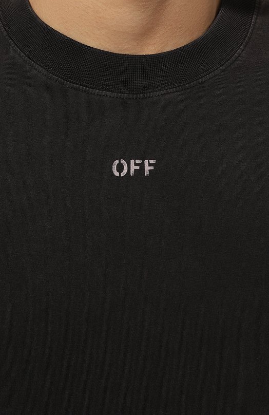 фото Хлопковая футболка off-white