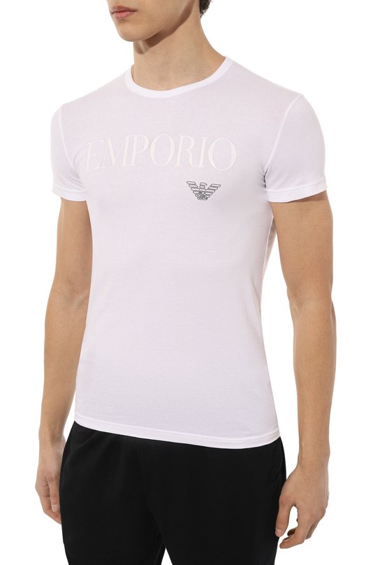 фото Хлопковая футболка emporio armani