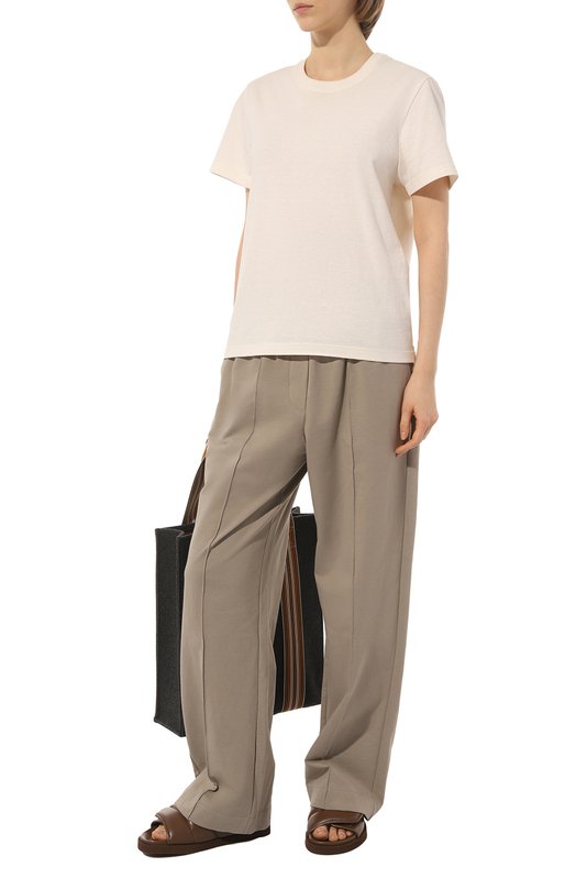 фото Хлопковые брюки brunello cucinelli