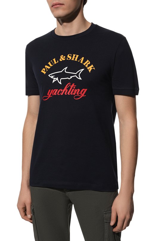 фото Хлопковая футболка paul&shark