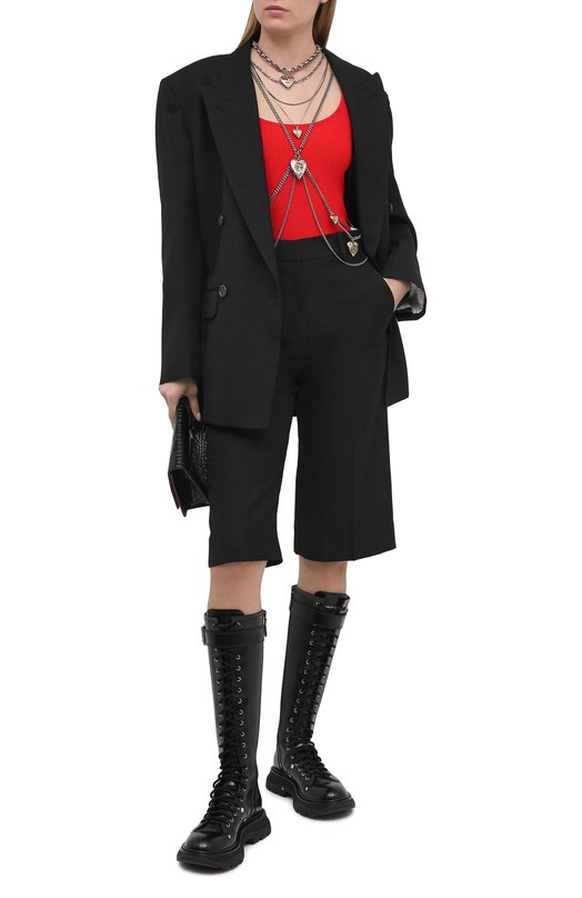 фото Топ из вискозы alexander mcqueen