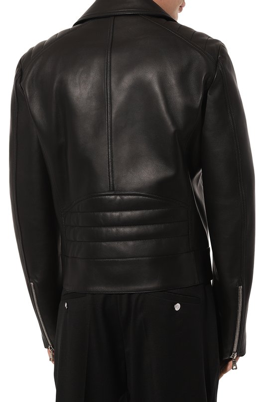 фото Кожаная куртка balmain