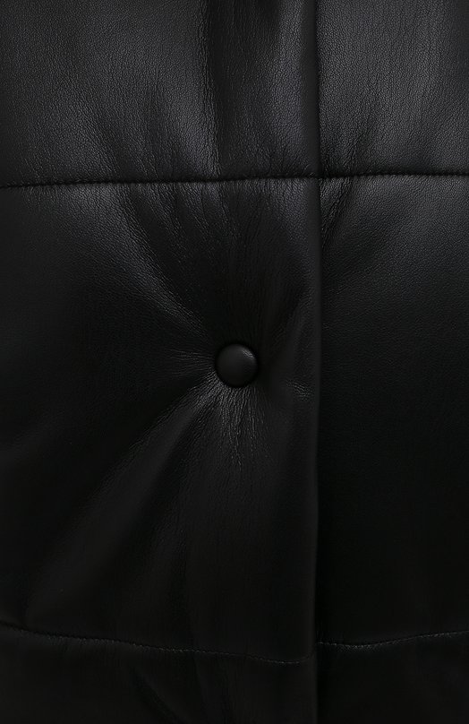 фото Утепленная куртка из экокожи nanushka