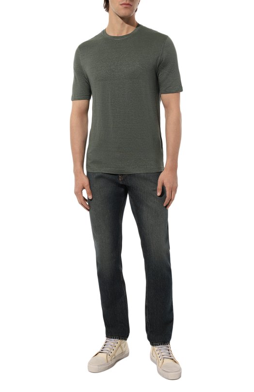 фото Льняная футболка andrea campagna