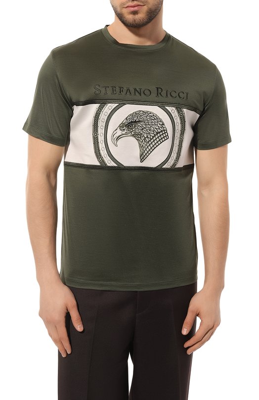 фото Хлопковая футболка stefano ricci