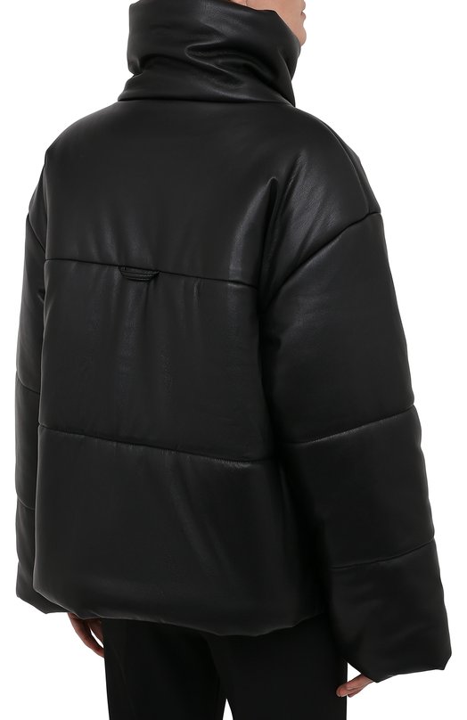 фото Утепленная куртка из экокожи nanushka