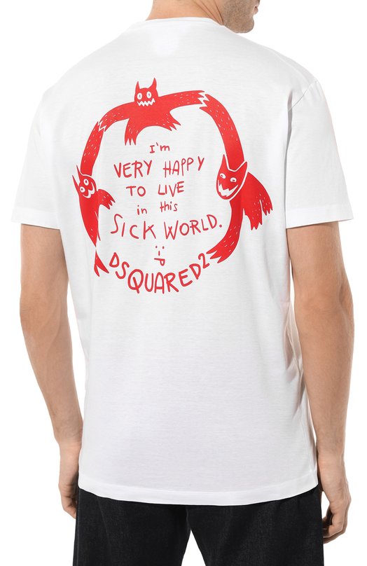 фото Хлопковая футболка dsquared2