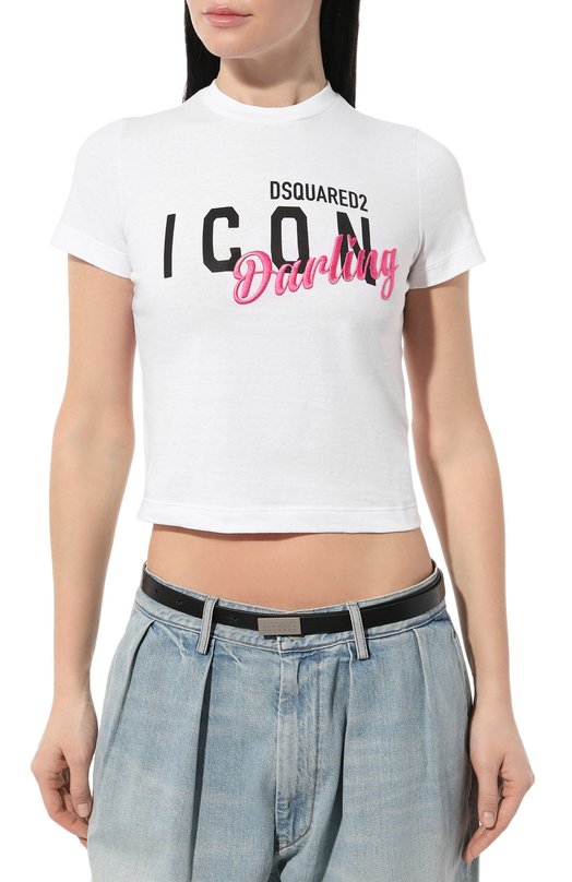 фото Хлопковая футболка dsquared2