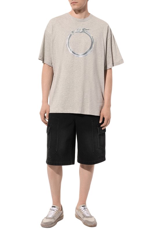 фото Хлопковая футболка trussardi